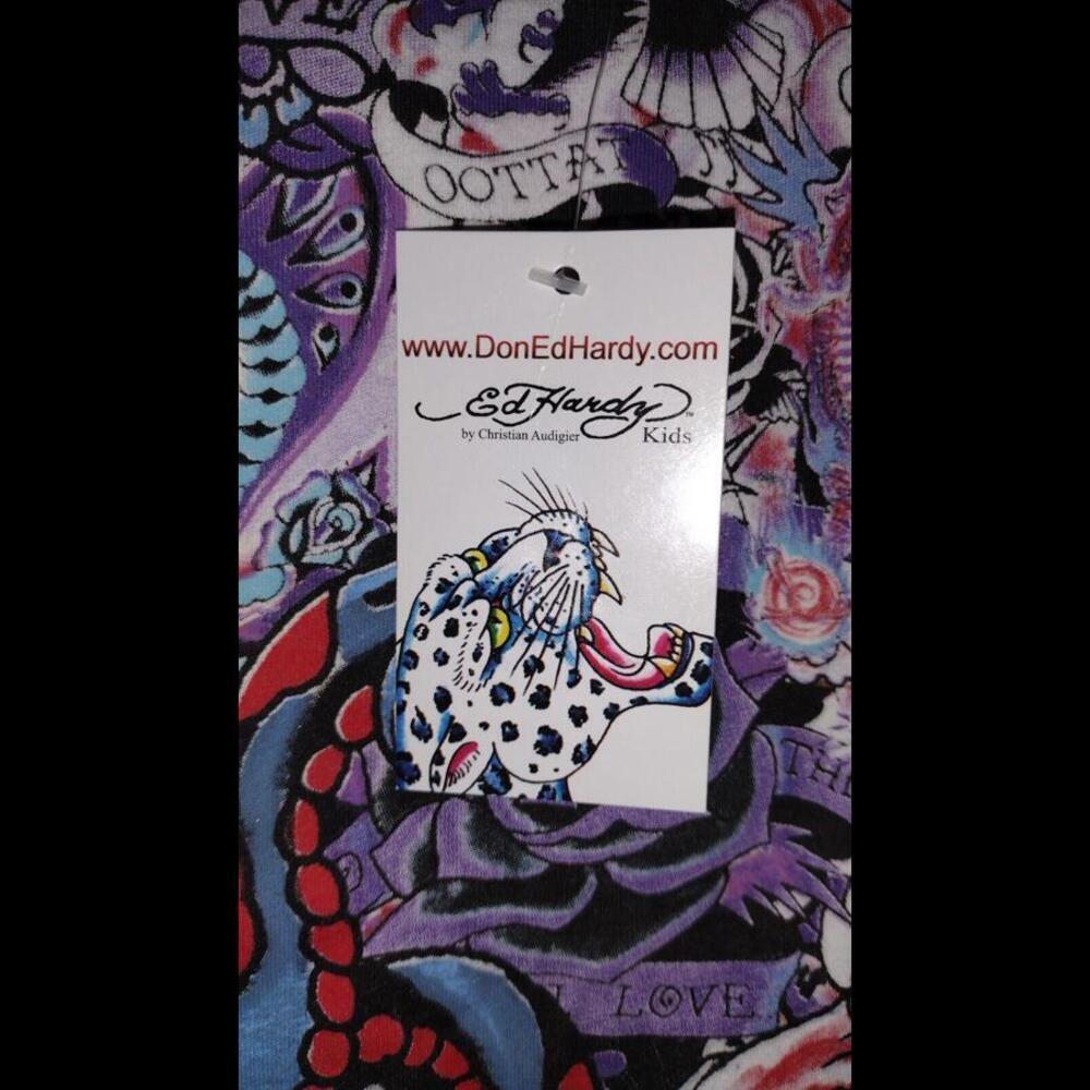 Ed Hardy Kids Shirt Longsleeve Size 4/5 NEW w/o tags - Picture 5 of 5